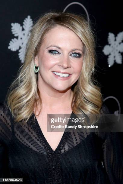 Melissa Joan Hart attends "It's a Wonderful Lifetime” first holiday party of the year at STK Los Angeles on October 22, 2019 in Los Angeles,...
