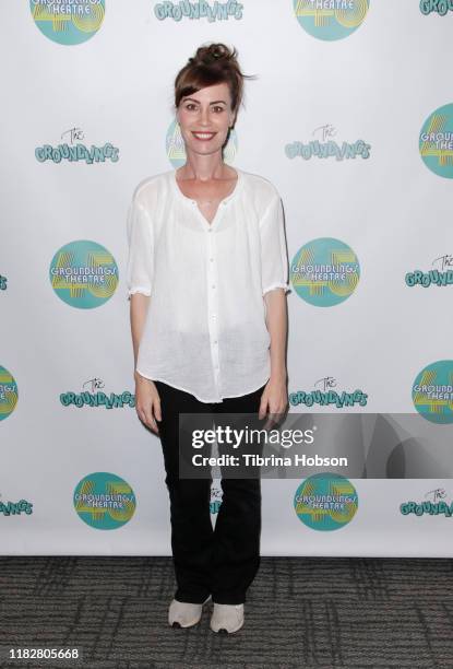 Laurel Coppock attends The Groundlings Theatre 45th anniversary sketch comedy show at The Groundlings Theatre on October 22, 2019 in Los Angeles,...