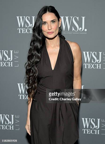Demi Moore attends WSJ. Magazine at WSJ Tech Live at The Montage Laguna Beach on October 22, 2019 in Laguna Beach, California.