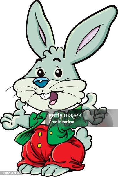 Small Rabbit Visual Vector Illustration Of A Cute Little Rabbit High-Res Vector Graphic ...
