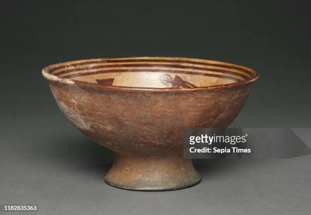 Bowl with Procession and Houses, 1250-1550. Colombia, Highland Narino region,Tuza style, 13th-16th century. Ceramic, slip; diameter: 10.1 x 19.2 cm ;...