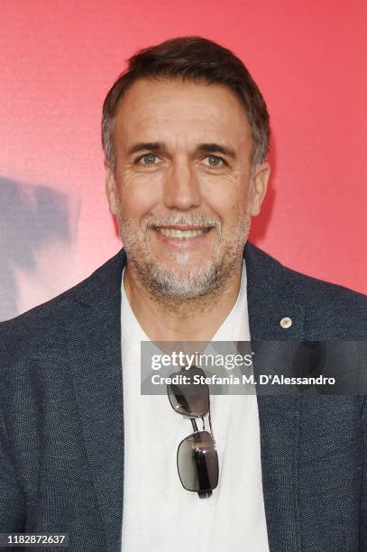 Gabriel Batistuta attends the photocall of the movie "El Numero Nueve" during the Alice nella Città Festival on October 23, 2019 in Rome, Italy.