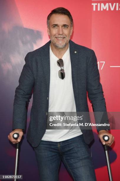 Gabriel Batistuta attends the photocall of the movie "El Numero Nueve" during the Alice nella Città Festival on October 23, 2019 in Rome, Italy.