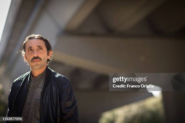 Italian actor Marcello Fonte poses during the 14th Rome Film Festival on October 23, 2019 in Rome, Italy.