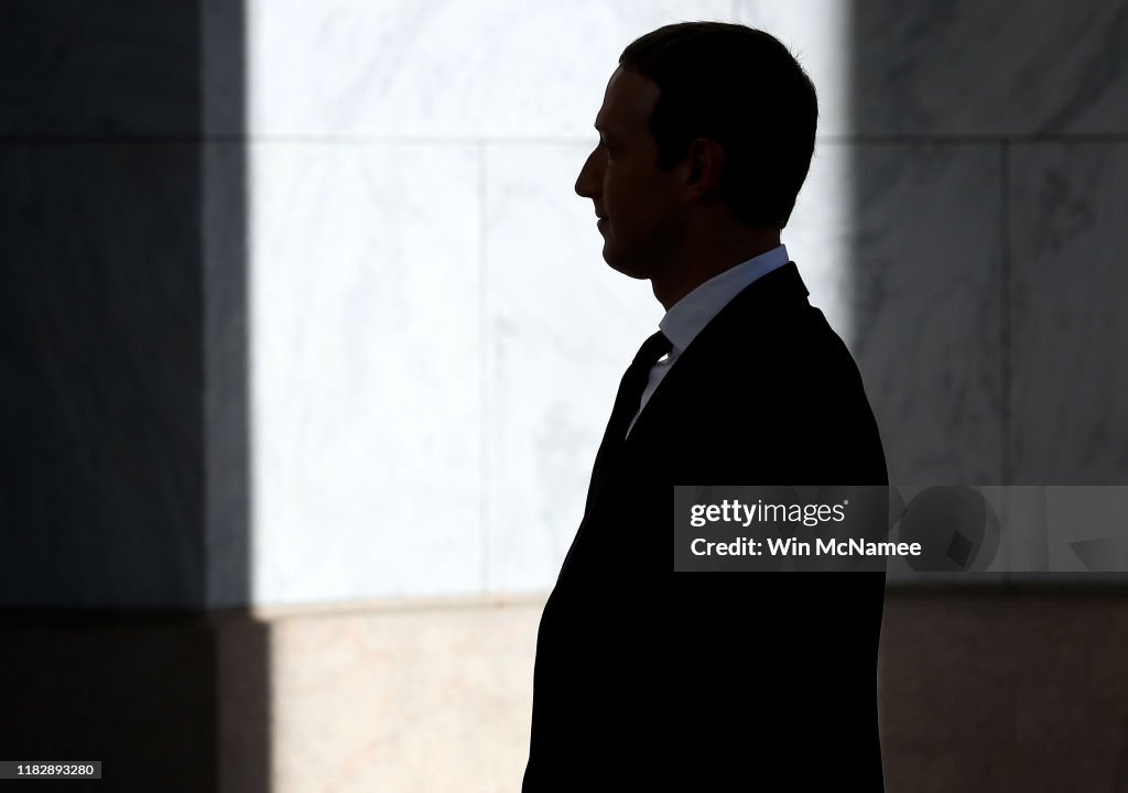 Facebook CEO Mark Zuckerberg Testifies Before The House Financial Services Committee