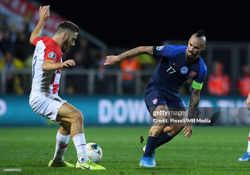 Croatia v Slovakia - UEFA Euro 2020 Qualifier