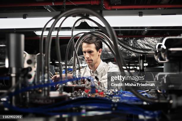 Douglas McClure, Manager, Quantum Engineering, IBM Research on October 18, 2019 at IBM's research facility in Yorktown Heights, N.Y.