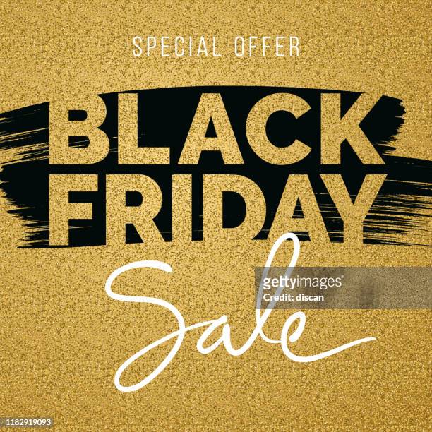 black friday design for advertising, banners, leaflets and flyers. - black friday sale stock illustrations