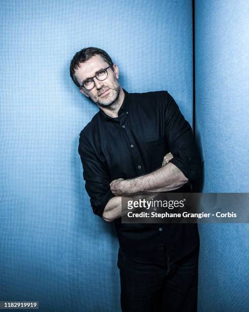 Director, Loic Prigent poses during a photo shoot on March 16, 2017 in Paris, France.