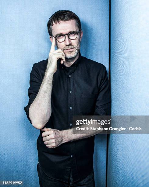 Director, Loic Prigent poses during a photo shoot on March 16, 2017 in Paris, France.