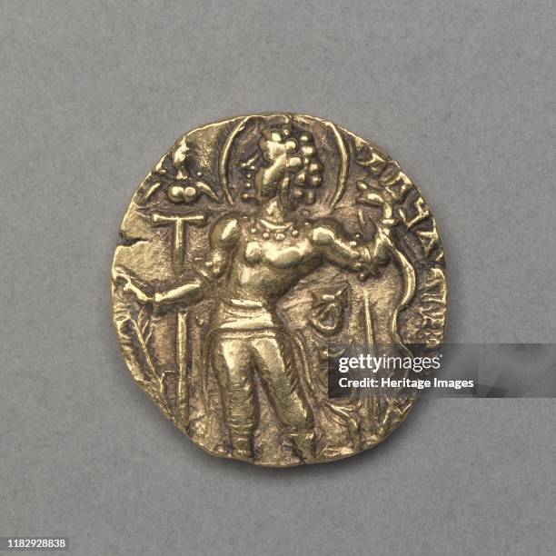 Coin of Chandragupta II, c. 400. The rulers of the Gupta dynasty unified northern India under native rule for the first time since the Maurya empire...