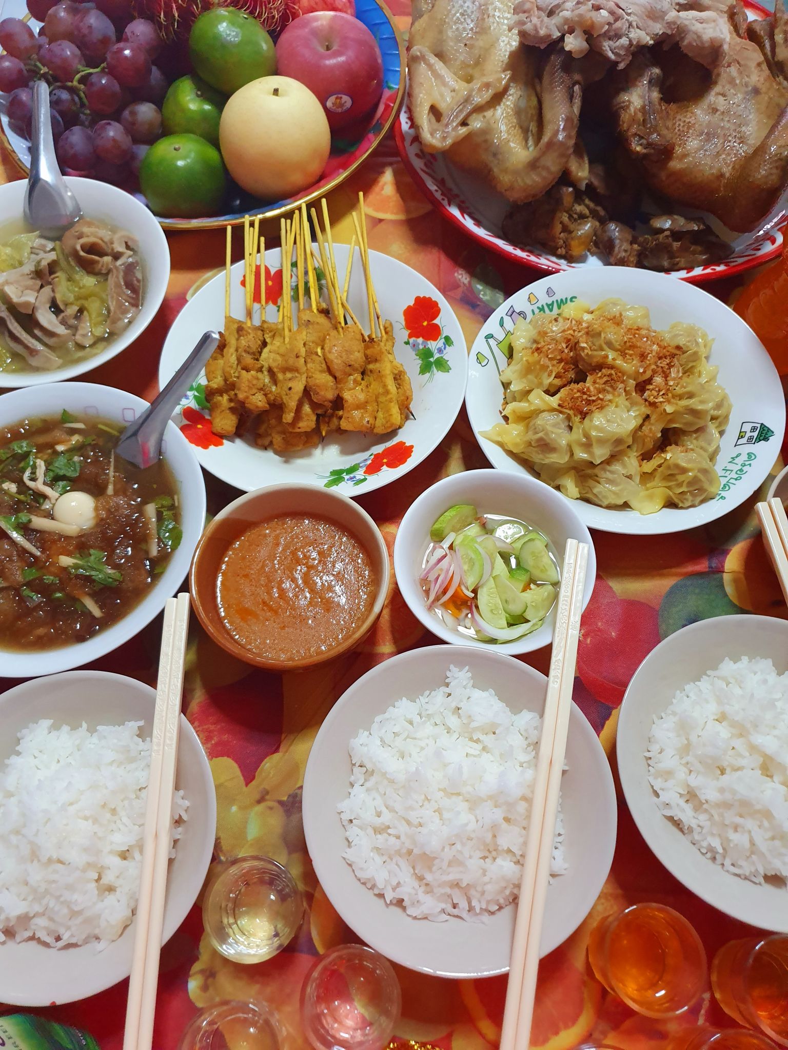 Chinese new year food. Chinese new year food.