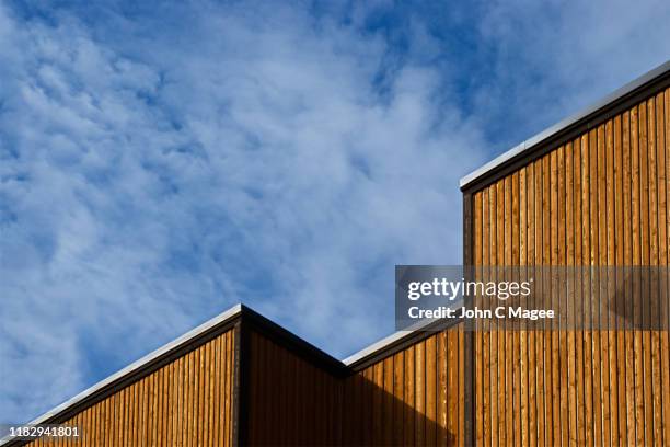 wooden angles - architecture wood stock pictures, royalty-free photos & images