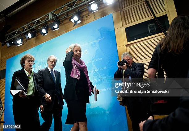 Lua Atkinson 22 Managing Director Christine Lagarde Holds Her First Briefing Stock ...