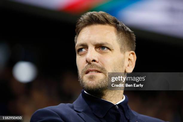 Jonathan Woodgate Manager / Head Coach of Middlesbrough during the Sky Bet Championship match between Huddersfield Town and Middlesbrough at John...