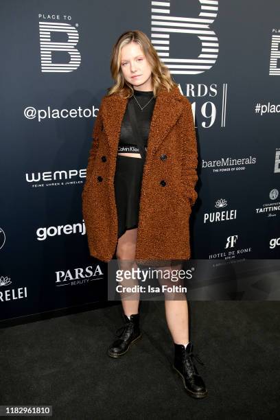 Influencer Kelly Svirakova alias Kelly MissesVlog at the "Place To B Awards" at Axel-Springer-Haus on November 16, 2019 in Berlin, Germany.