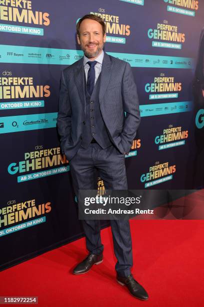 Wotan Wilke Moehring attends the premiere of "Das perfekte Geheimnis" on October 23, 2019 in Cologne, Germany.