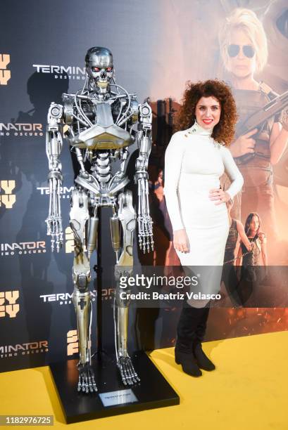 Cayetana Cabezas attends "Terminator: Destino oscuro" photocall on October 23, 2019 in Madrid, Spain.