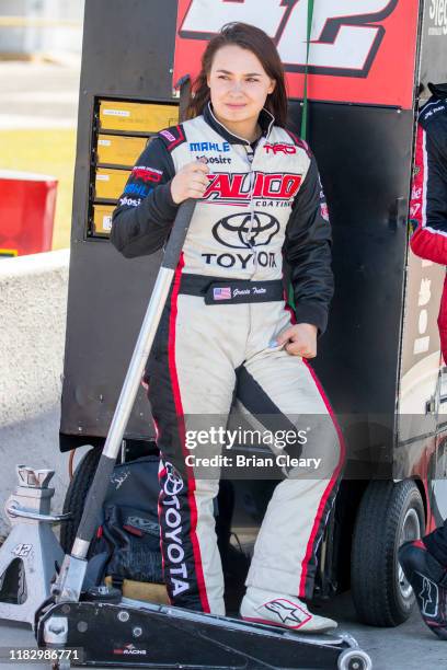 Gracie Trotter, NASCAR Drive for Diversity Combine at New Smyrna Speedway on October 23, 2019 in New Smyrna Beach, Florida.