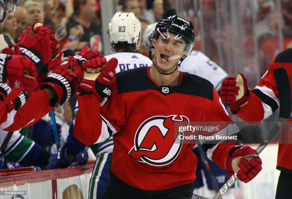 Vancouver Canucks v New Jersey Devils