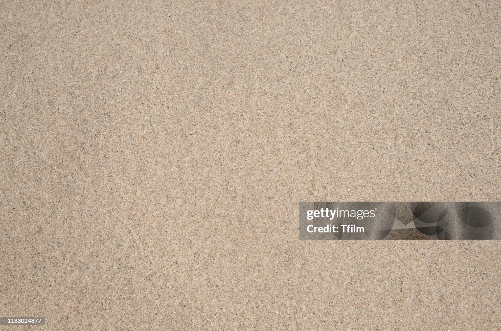 Top view sand background