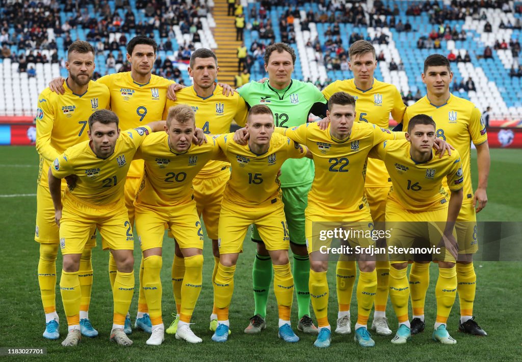 Serbia v Ukraine - UEFA Euro 2020 Qualifier