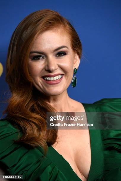 Isla Fisher attends the 2019 Australians In Film Awards at InterContinental Los Angeles Century City on October 23, 2019 in Los Angeles, California.