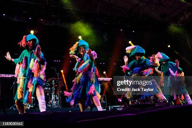 Japanese band Chai perform on day two of the Maho Rasop Festival 2019 on November 17, 2019 in Bangkok, Thailand.