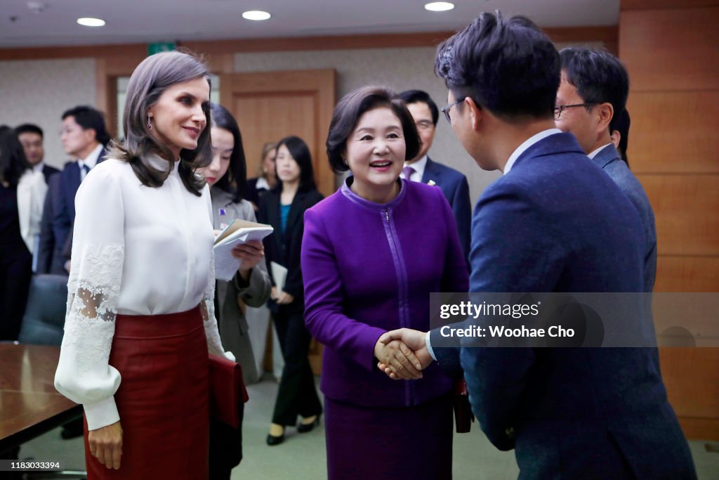 Spanish Royals Visit South Korea - Day 2