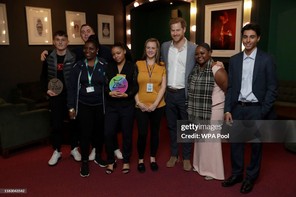 The Duke Of Sussex Attends The Inaugural OnSide Awards