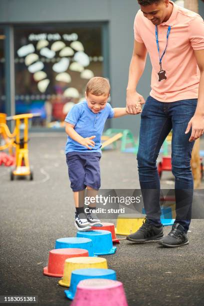 pre-school stepping stones - stepping stone stock pictures, royalty-free photos & images