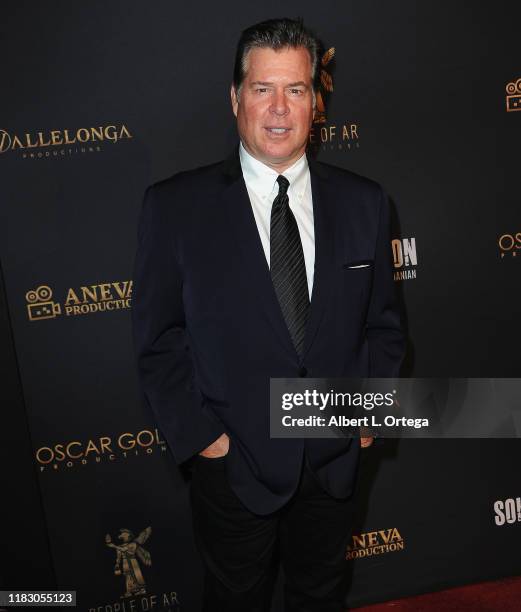 Brian Hayes Currie attends the Private Screening Of "Songs Of Solomon" held at TCL Chinese Theatre on October 22, 2019 in Hollywood, California.