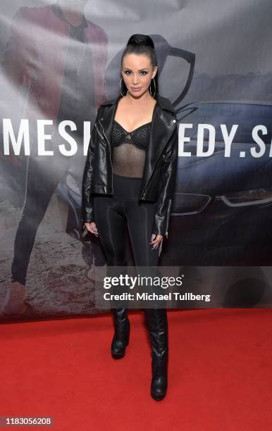 Personality Scheana Shay attends the Los Angeles launch party for JamesKennedy.shop at SUR Lounge on October 23, 2019 in Los Angeles, California.