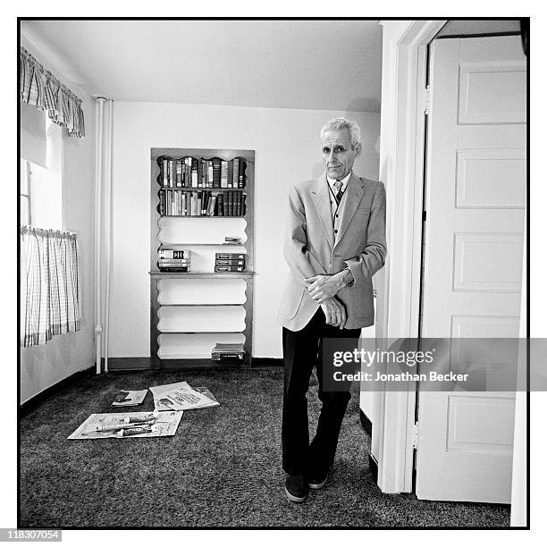 Dr. Jack Kevorkian is photographed for Vanity Fair Magazine on January 8, 1991 in Detroit, Michigan.