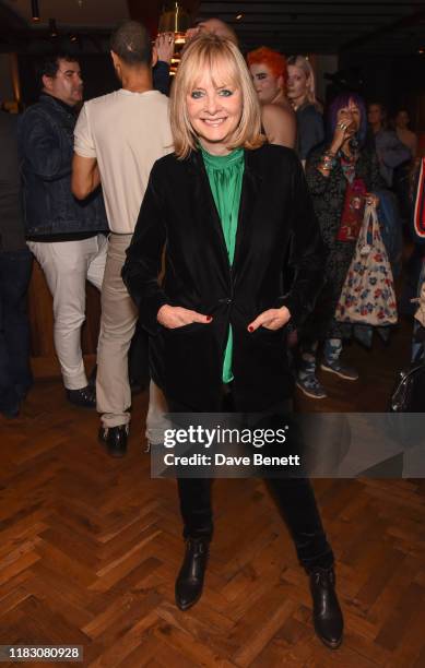 Twiggy Lawson attends a private screening of 'The Boy Friend' hosted by Twiggy at Kings Cross Everyman Cinema on October 23, 2019 in London, England.