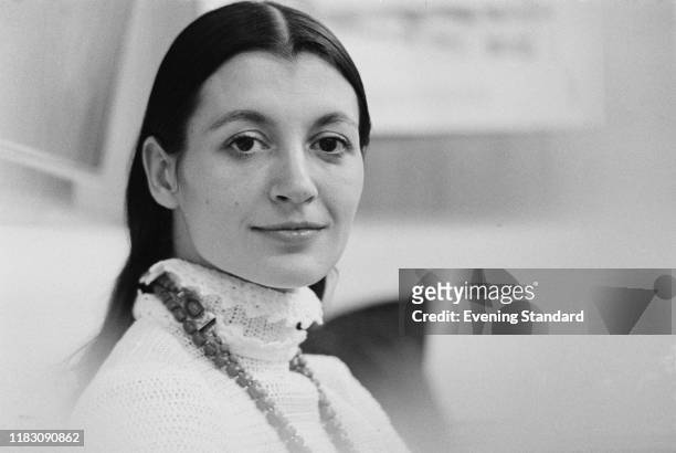 Italian ballet dancer and actress Carla Fracci, UK, 7th August 1970.