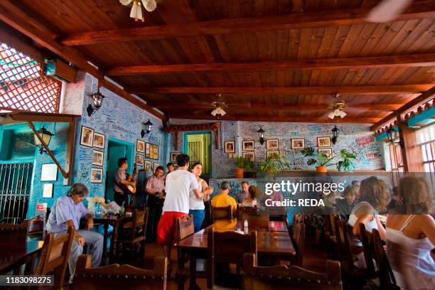 La Bodeguita del Medio: Havana: Cuba Island: West Indies: Central America.