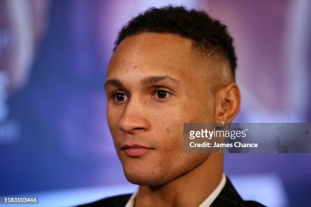Regis Prograis looks on after the Press Conference ahead of the World Boxing Super Series Super-Lightweight Ali Trophy Final at Canary Riverside...