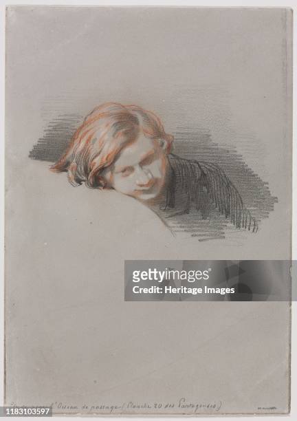 Head of a Young Man , 1853. Paul Gavarni made this drawing as a study for LOiseau de passage , one of the lithographs in a series on Parisian...