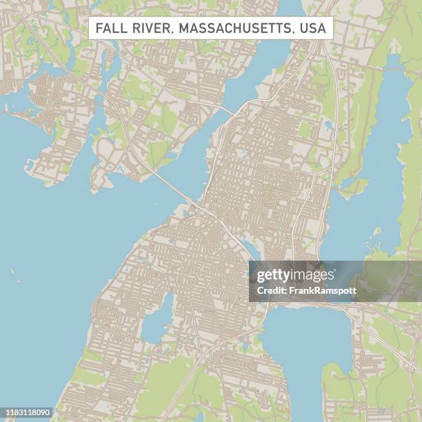 Fall River Zip Code Map 249 Massachusetts Map Towns High Res Illustrations - Getty Images