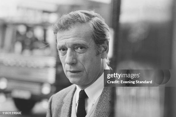 French actor Yves Montand , London, 23rd October 1970.