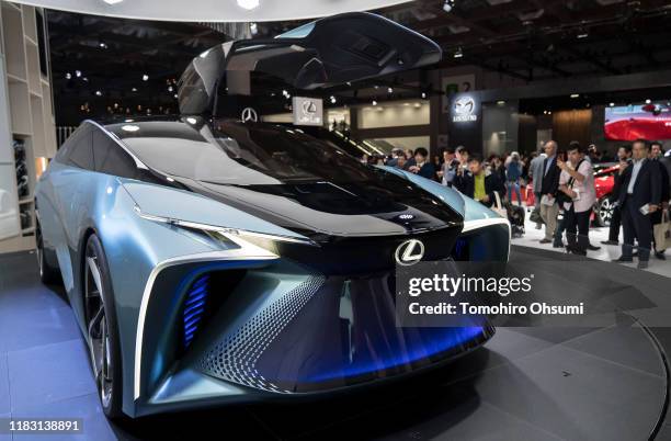 Toyota Motor Corp.'s Lexus LF-30 Electrified concept vehicle is displayed at the Tokyo Motor Show on October 24, 2019 in Tokyo, Japan. The auto show...