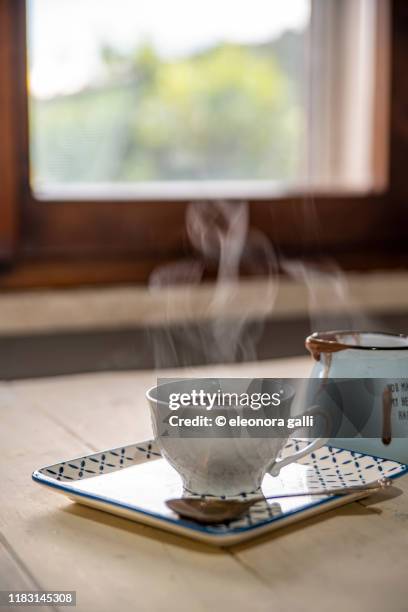 tazza di cioccolata calda - cioccolata calda stockfoto's en -beelden