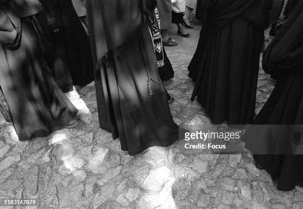 Orthodox Nuns in a Procession.