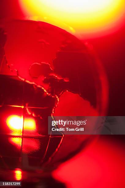 Globe In Red Glow, ストックフォト