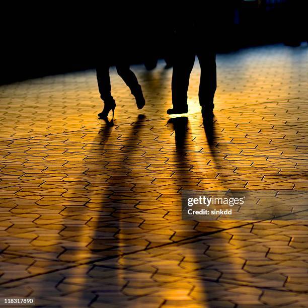 golden sunset - golden shoes stock pictures, royalty-free photos & images