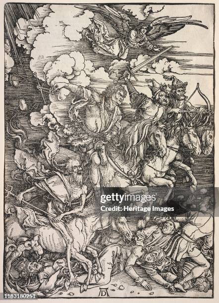 Revelation of St. John: The Four Horsemen, 1511. Creator Albrecht Dürer .