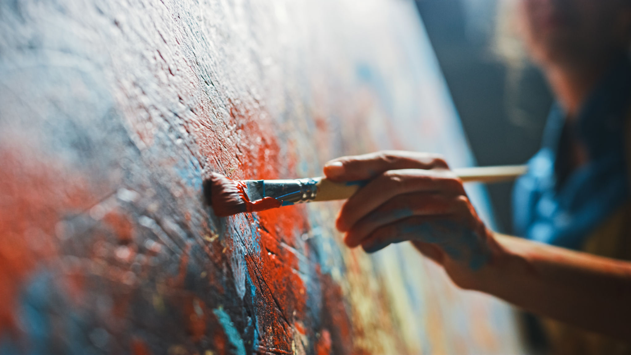 artist at work