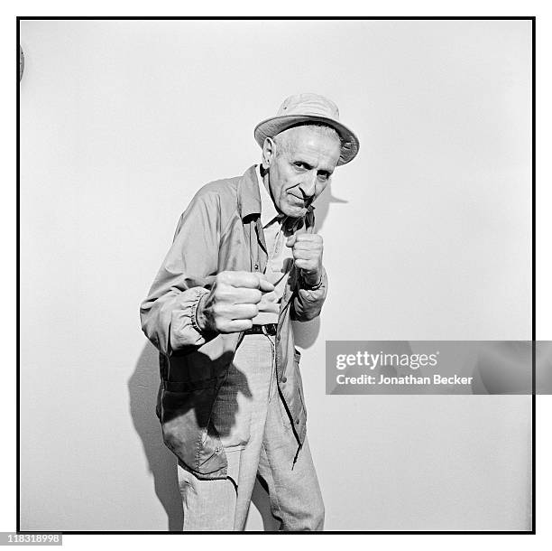 Dr. Jack Kevorkian is photographed for Vanity Fair Magazine on April 12-24, 1994 in Detroit, Michigan.