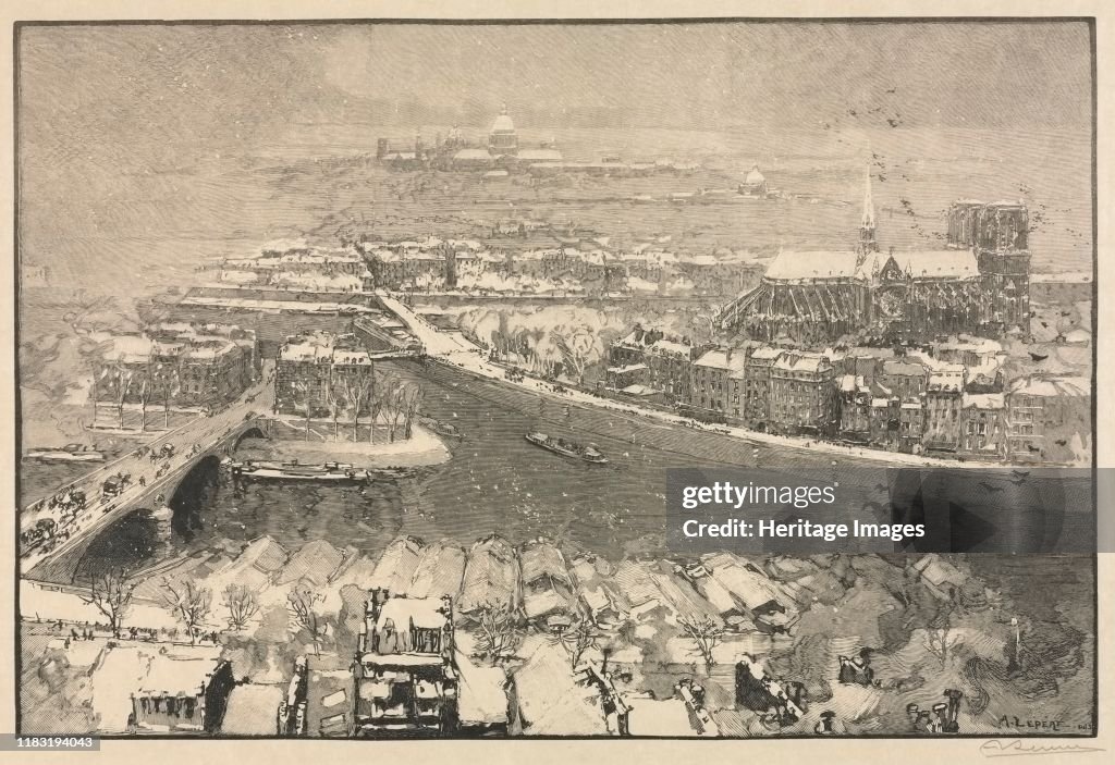Paris Under Snow